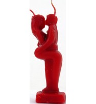 CANDLE HONEY OF LOVE 5.5" RED